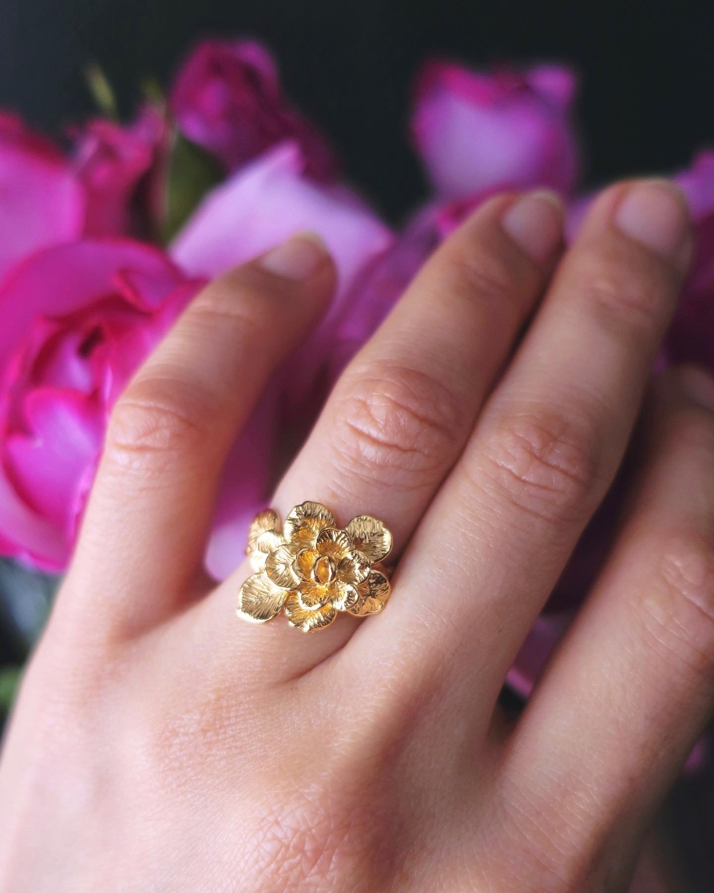 Bague "La vanité" / or