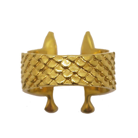 deux poissons ring/ gold