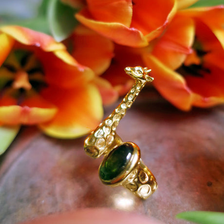 "La girafe" ring/ gold