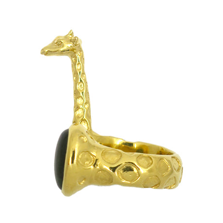 "La girafe" ring/ gold