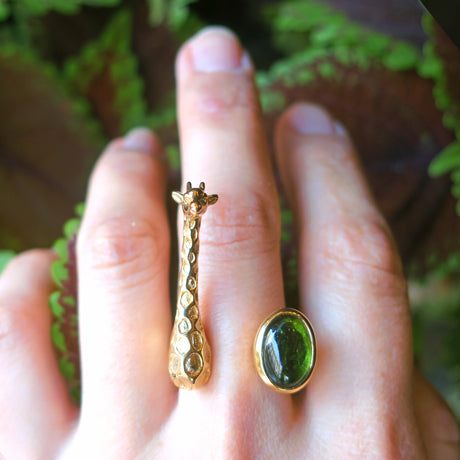 "La girafe" ring/ gold