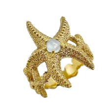 Load image into Gallery viewer, Galatée aquamarine ring/ gold
