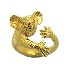 Load image into Gallery viewer, Koala ring/ gold
