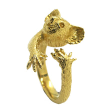 Load image into Gallery viewer, Koala ring/ gold
