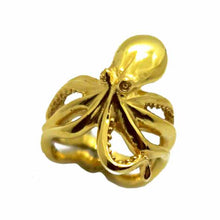 Load image into Gallery viewer, « polvo » octopus ring/ gold
