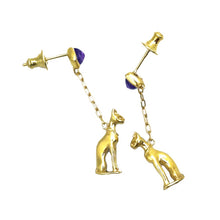Load image into Gallery viewer, &quot;Egyptian cats” piercings/ gold
