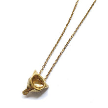 Load image into Gallery viewer, &quot; kennedy &quot; cat necklace/ gold
