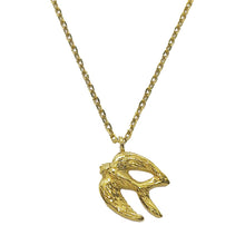 Load image into Gallery viewer, Rising bird necklace/ gold
