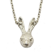 Load image into Gallery viewer, Tiny rabbit necklace/ silver
