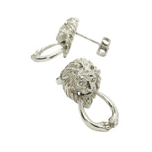 Load image into Gallery viewer, &quot; heurtoir&quot; lion piercings/ silver
