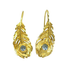 Load image into Gallery viewer, &quot;Majestic&quot; B.topaz piercings/ gold
