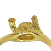 Load image into Gallery viewer, Cattiva cat ring/ gold
