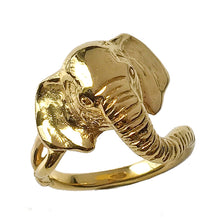 Load image into Gallery viewer, « La Chapelle »elephant ring/ gold
