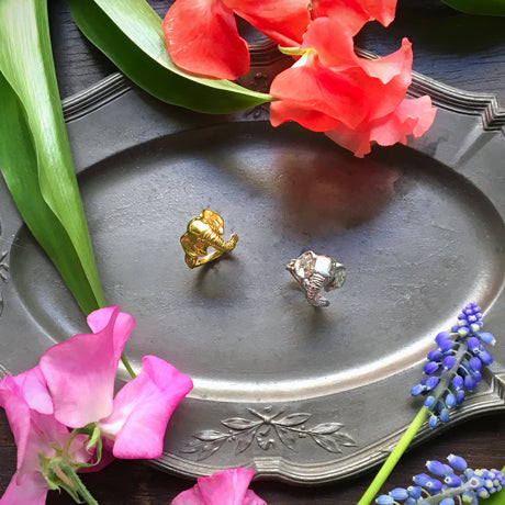 Bague éléphant « La Chapelle » / or