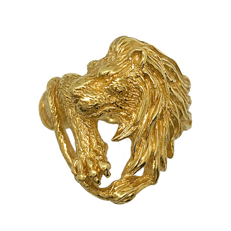 Lion ring/ gold