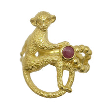 Load image into Gallery viewer, &quot;Voleur&quot; monkey ring/ gold
