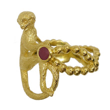 Load image into Gallery viewer, &quot;Voleur&quot; monkey ring/ gold
