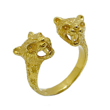 Load image into Gallery viewer, W léopard ring/ gold
