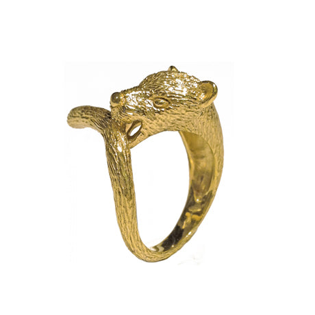 panther ring/ gold